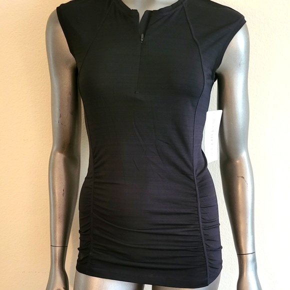 Athleta Tops - 243. NWT Athleta athletic black sleeveless to size XS